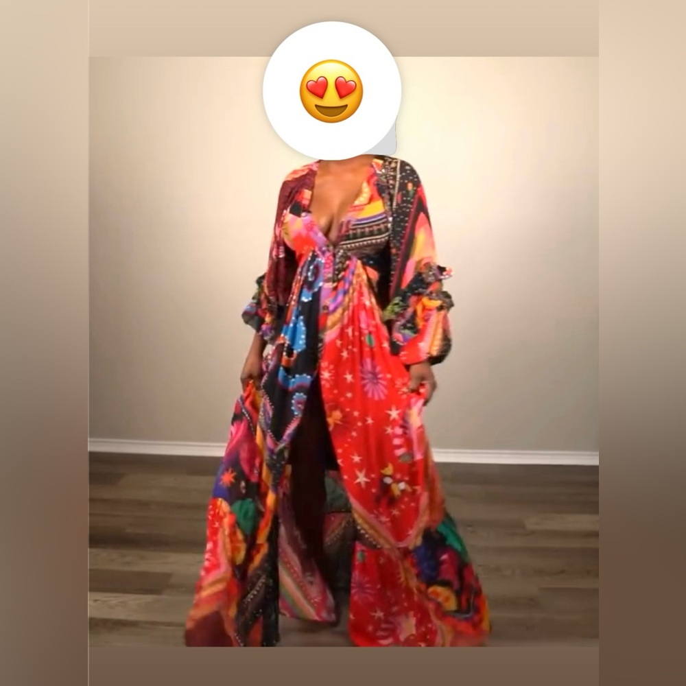FARM Rio Colorful Maxi Dress